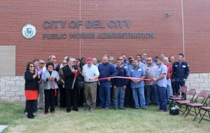 The City of Del City hosted a dedication ceremony for its new Public Works Administration building that opened earlier this year. (Staff photo by Jeff Harrison)