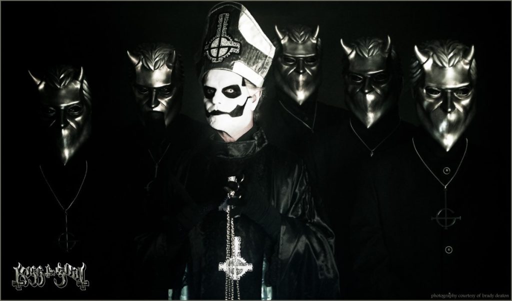 Kiss the Goat, a Ghost tribute band, launched an advertising campaign promoting the upcoming shows, and band members say that’s when online backlash escalated to threats. (PHOTO PROVIDED)