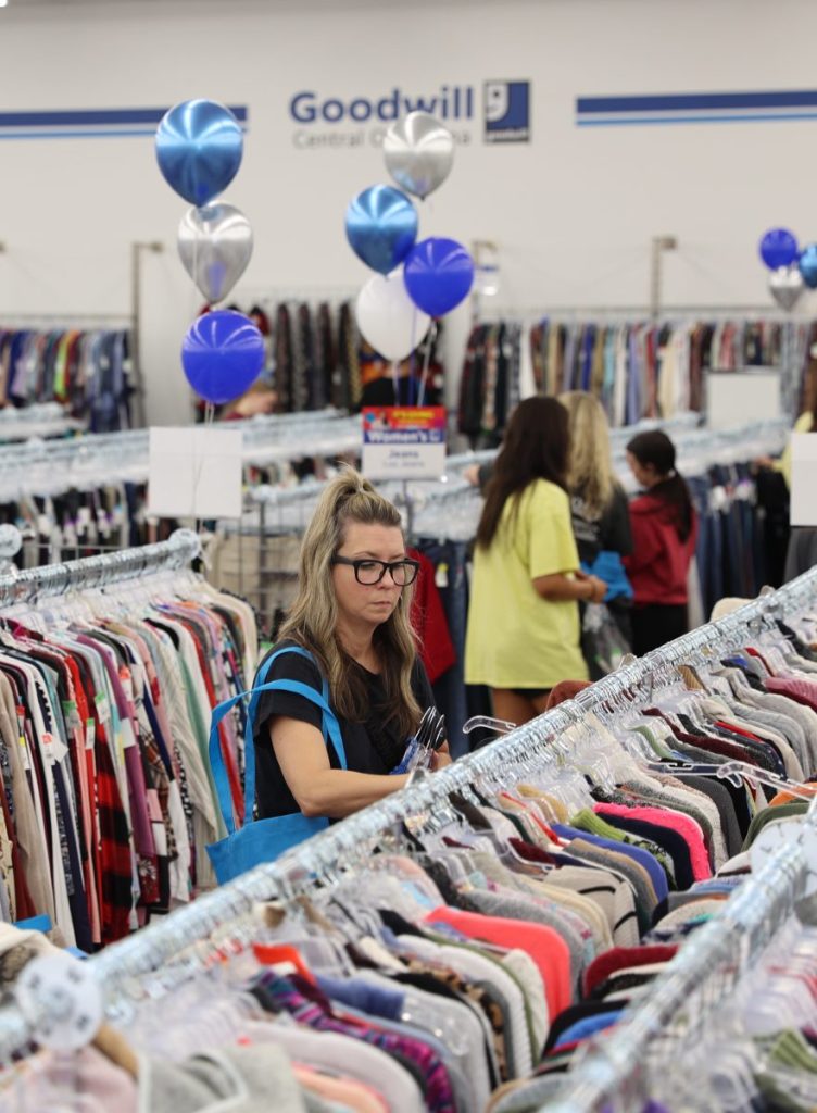 Customers shop at the new Goodwill in Choctaw on Thursday, June 25. Photo by Jeff Harrison