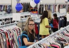 Customers shop at the new Goodwill in Choctaw on Thursday, June 25. Photo by Jeff Harrison